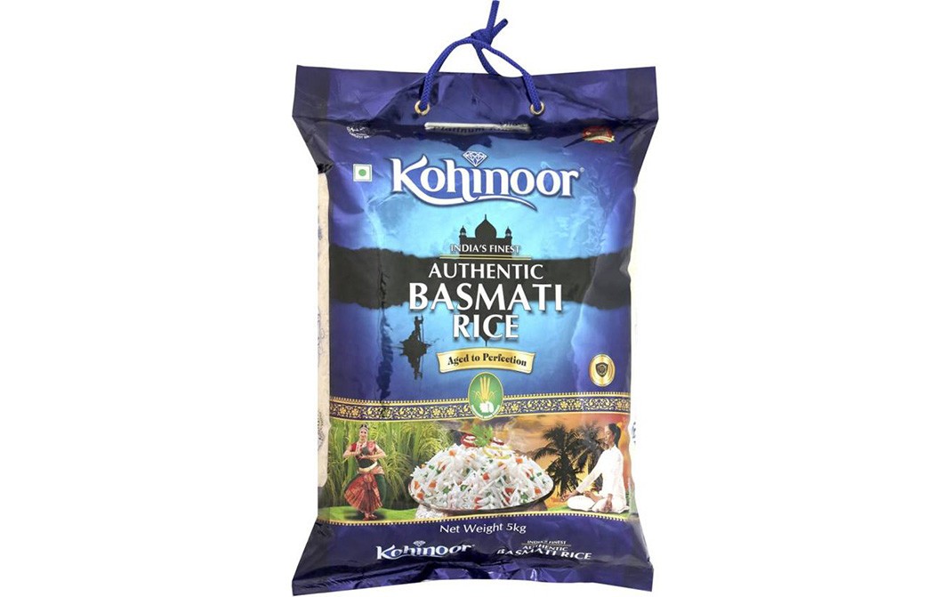 Kohinoor Authentic Basmati Rice    Pack  5 kilogram